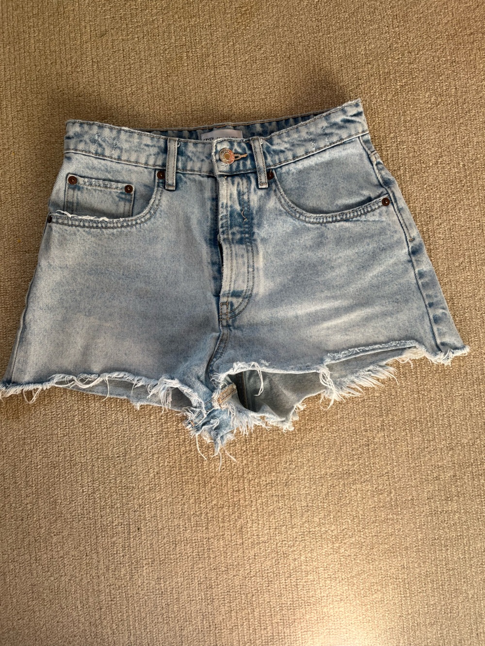 Zara Blue Denim Shorts - Size 4